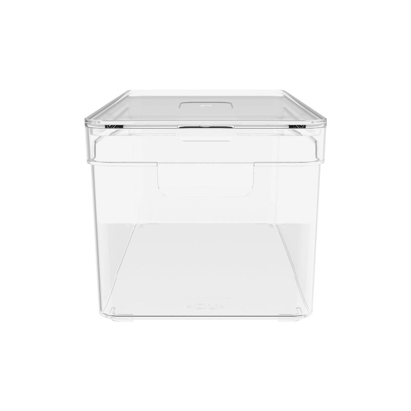 Organizador De Armários Com Tampa 5 Litros Clear 30 x 15 x 13cm
