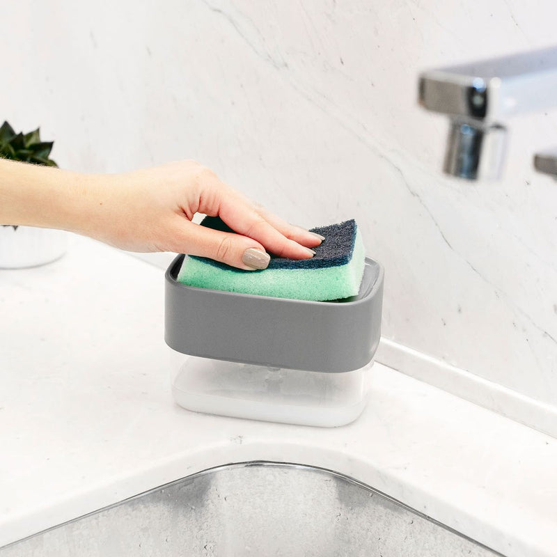 Dispenser Para Detergente Porta Esponja Trium 550 ml