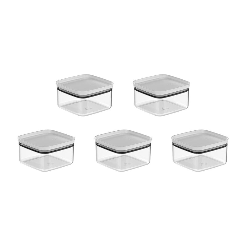 Conjunto de Potes Herméticos 5 peças Ou 1L Block