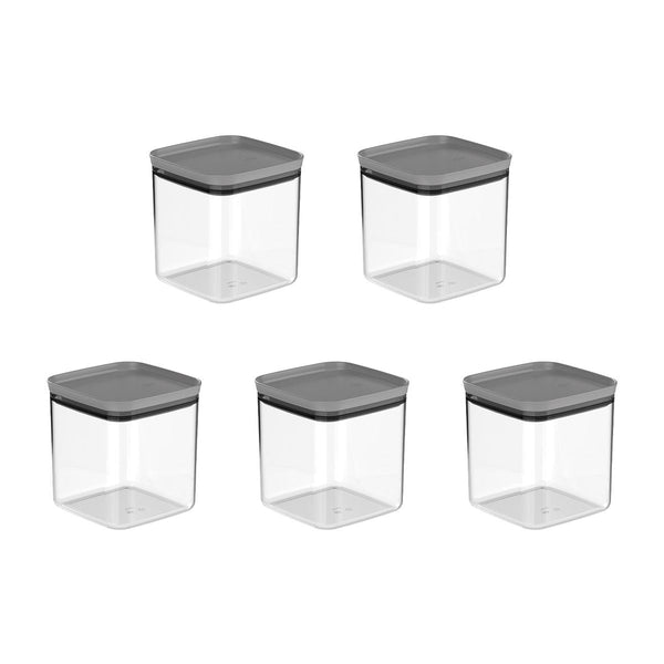 Conjunto de Potes Herméticos 5 peças Ou 2,3L Block