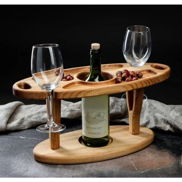 Petisqueira, Tábua Para Frios Porta Taças E Vinho Madeira
