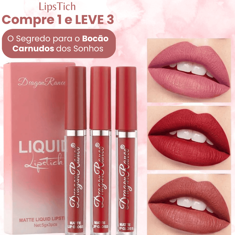 Revitalizante Labial LipsTick™  Bálsamo Compre 1 Leve 3