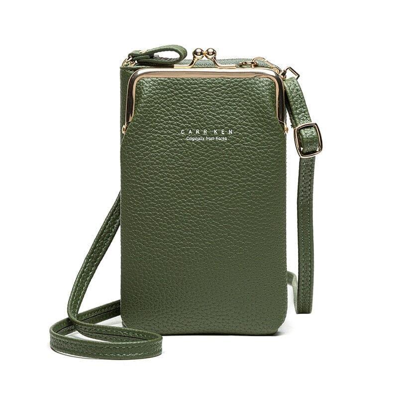 Bolsa Carteira Couro Cristal