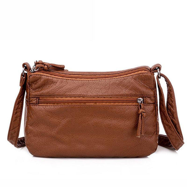 Bolsa Couro Vintage + Frete Grátis 🚚