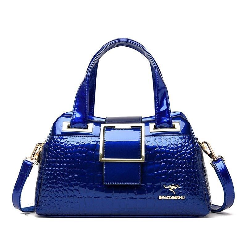 Bolsa Feminina em Couro - Croco