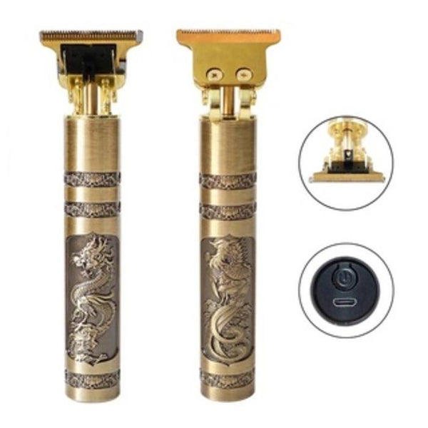 APARADOR KALINA MAQUINA DE BARBEAR E CORTAR CABELO PROFISSIONAL DRAGAO RECARREGAVEL POR USB E SEM FIO