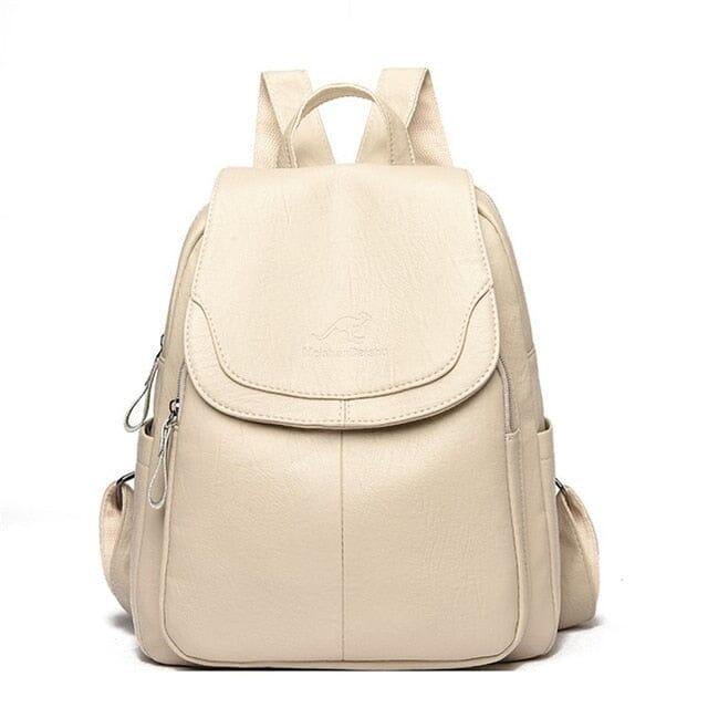 Mochila de Couro Feminina - Jasmim