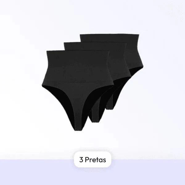 SlimPanty®  -  Calcinha Afina Cintura Comprime Abdômen (Kit 3 Unidades)