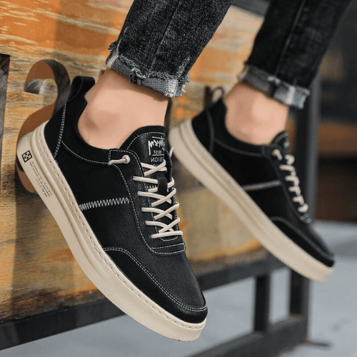 Tênis Casual de Couro - Masculino | Urban Vegas