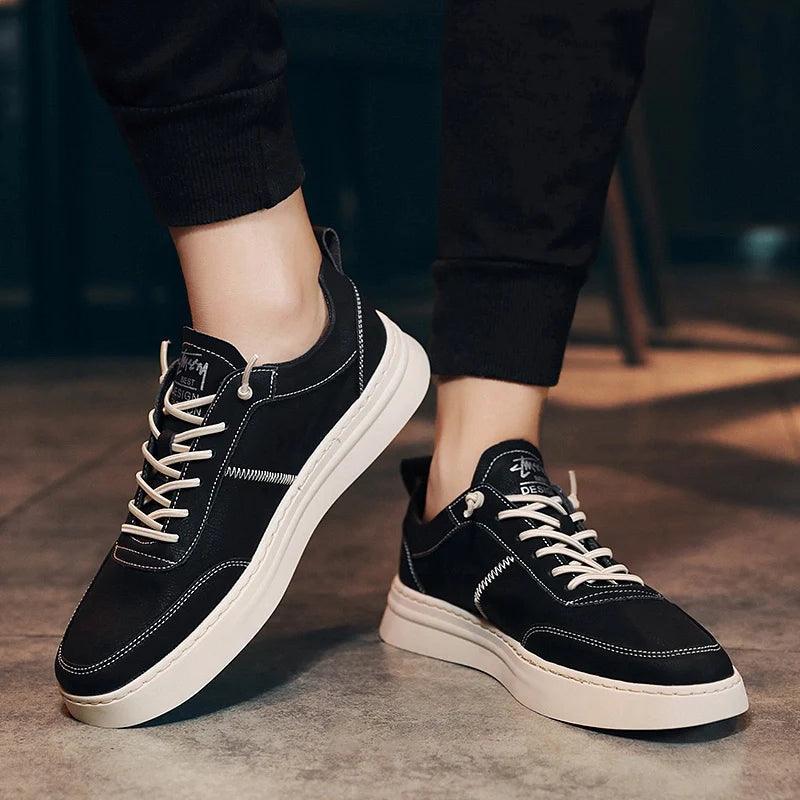 Tênis Casual de Couro - Masculino | Urban Vegas